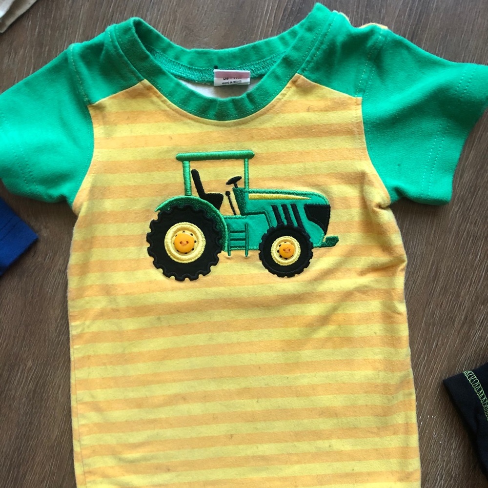 GUC RICRAC tractor 24m boys shirt